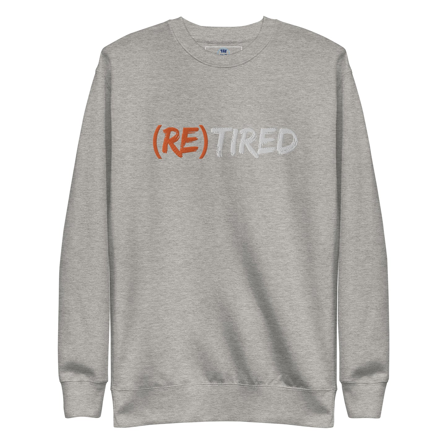 Felpa premium unisex (RE)TIRED con logo ricamato